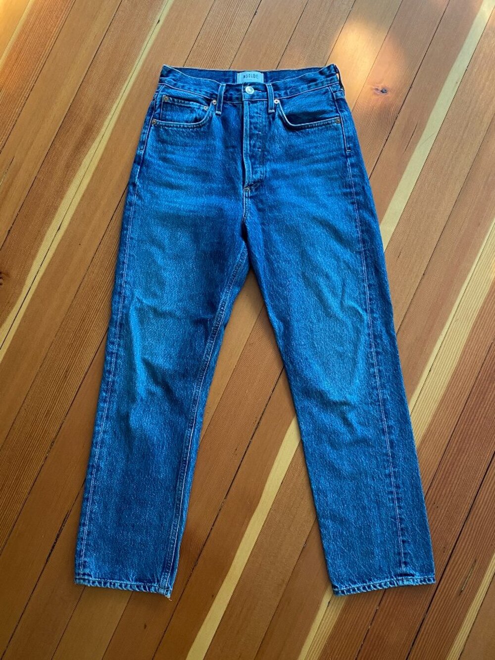 AGOLDE 90s Pinch Waist High Rise Straight Jeans - Size 24